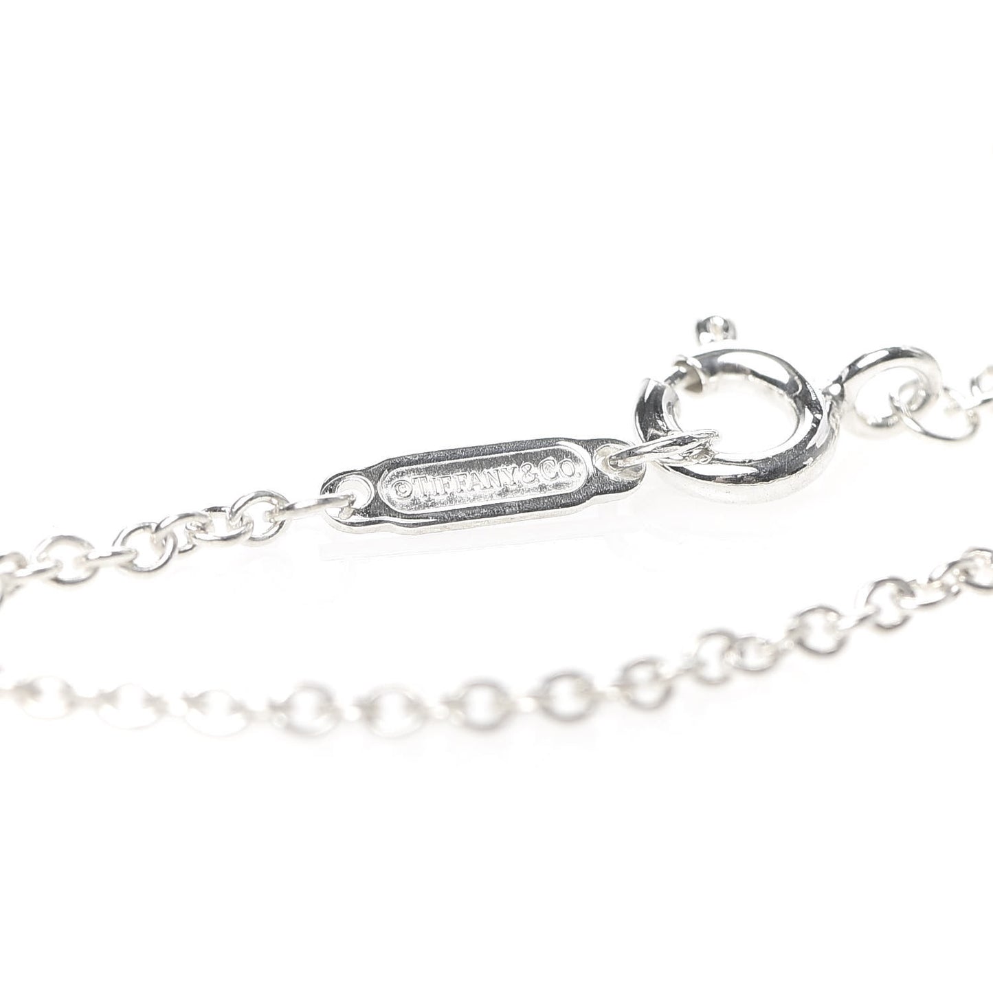 Sterling Silver T Two Single Chain Bracelet