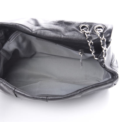 Chanel Lambskin Patchwork Medium Mademoiselle Flap Black 5 of 10