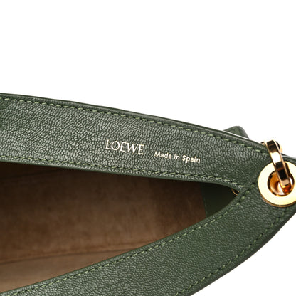 Loewe Satin Calfskin Jacquard Small Luna Bag Avocado Green 6 of 9
