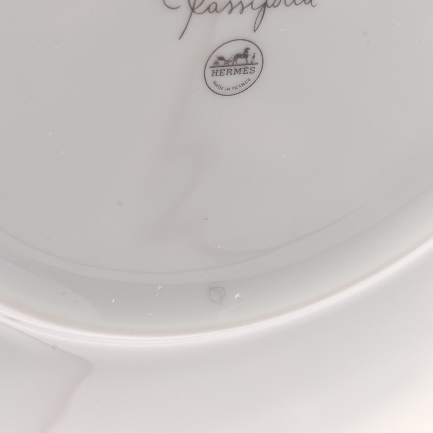 Hermes Porcelain Passifolia Dinner Plate N°1 Set of 2 8 of 8