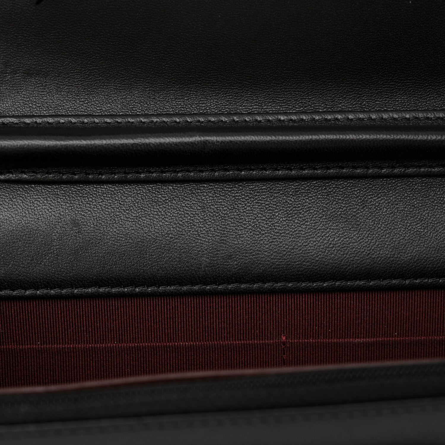 Chanel Lambskin Quilted Wallet On Chain WOC Black 12 of 15