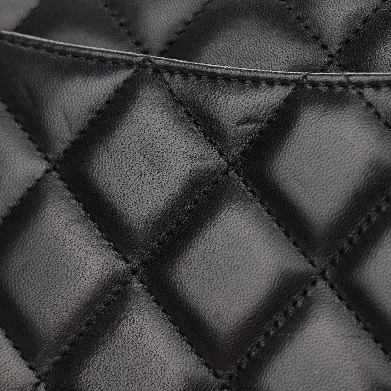 Chanel Lambskin Quilted Jumbo Double Flap Black 11 of 14