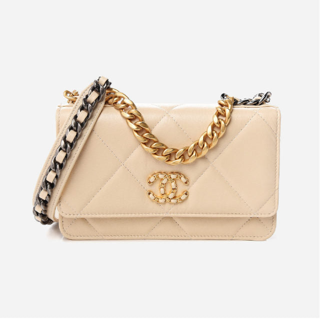 product image of goatskin chanel 19 FASHIONPHILE