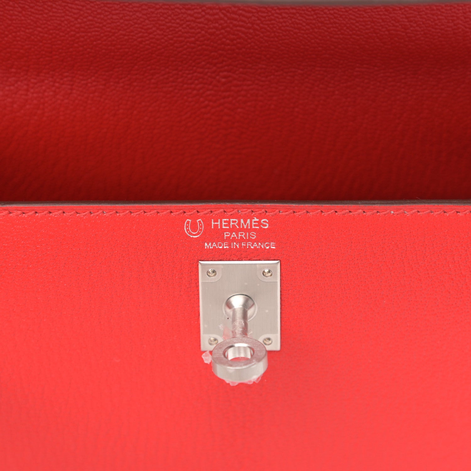 close up product image of hermes brushed palladium hardware on Birkin FASHIONPHILE