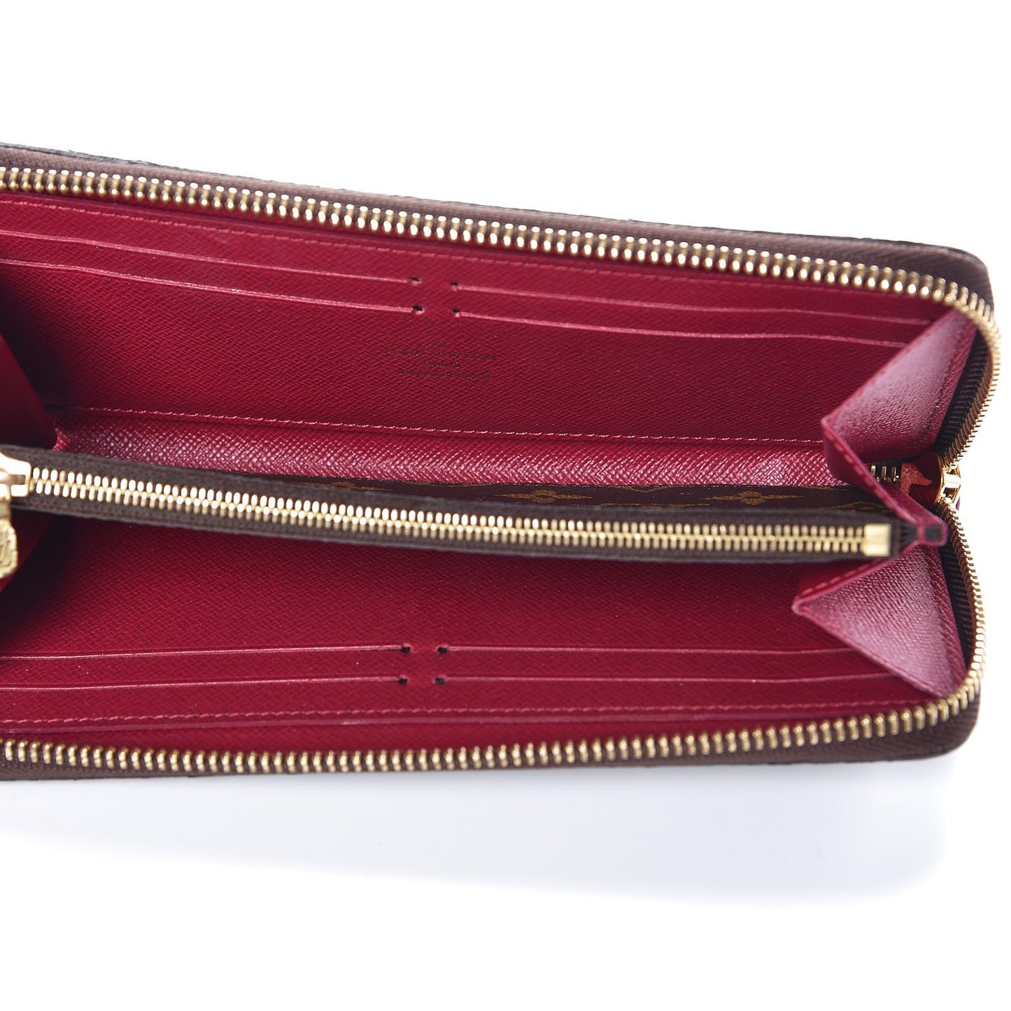 Monogram Clemence Wallet Fuchsia