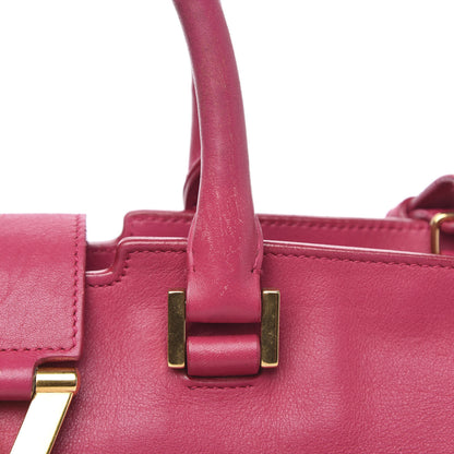 Saint Laurent Calfskin Small Classic Y Cabas Fuchsia 14 of 17