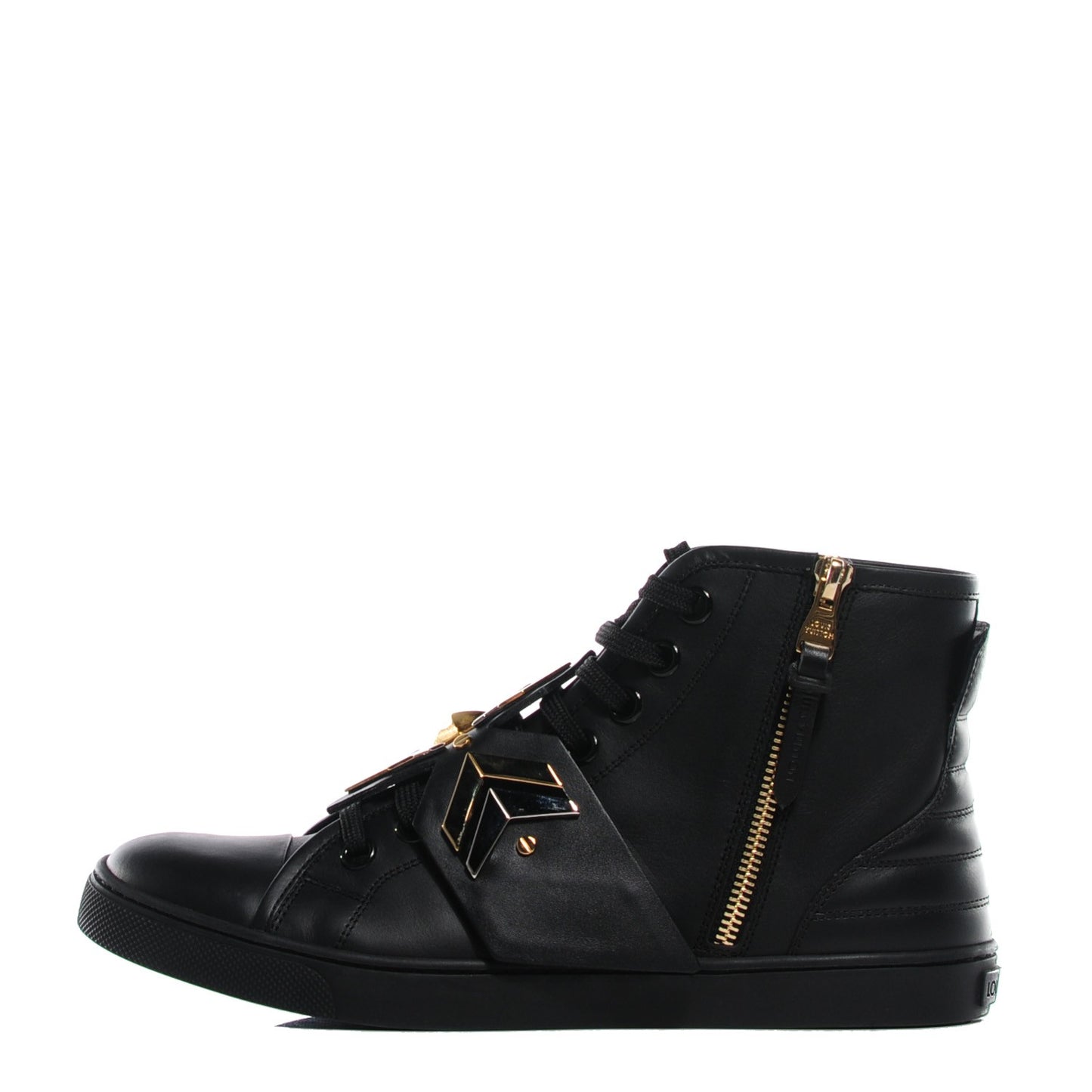 Calfskin Punchy Karakoram Sneaker Boots 39 Black