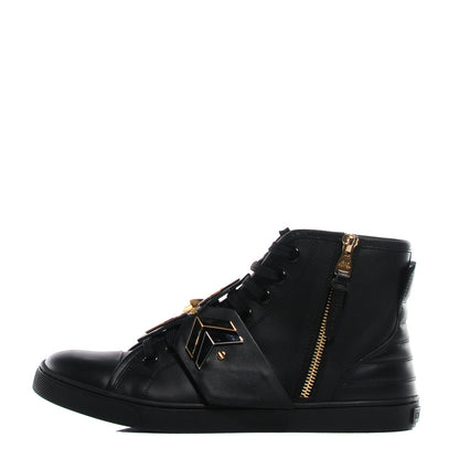 Louis Vuitton Calfskin Punchy Karakoram Sneaker Boots 39 Black 1 of 7