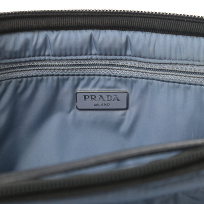 Prada Nylon Vela Cosmetic Pouch Black 7 of 12