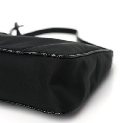Prada Tessuto Nylon Saffiano Mini Re-Edition 2000 Bag Black 10 of 10