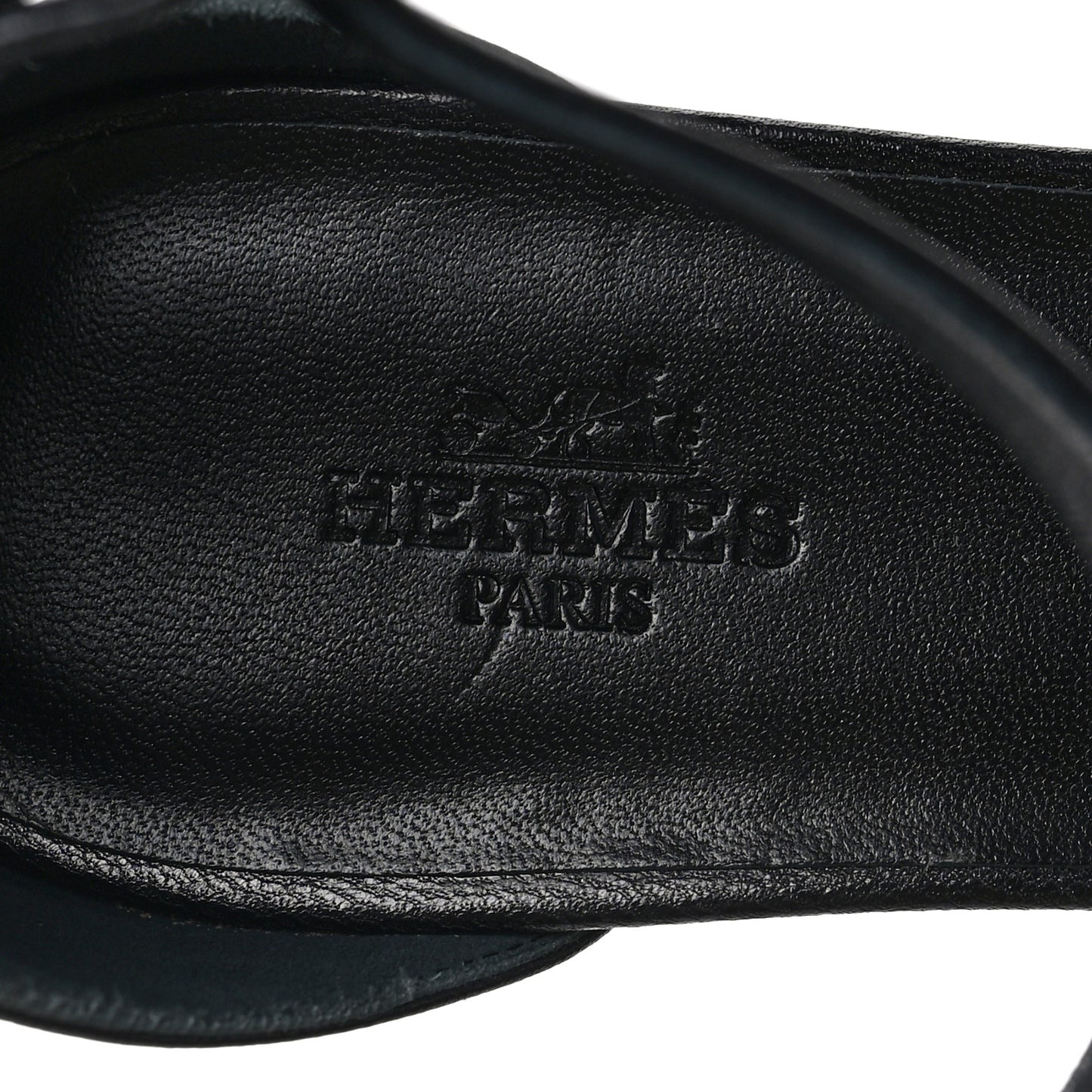 Goatskin Elda Espadrille Wedge Sandals 38 Black