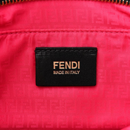 Fendi Zucca Spalmati Vitello FF Multicolor Mini Roll Tote Black Multicolor 6 of 12