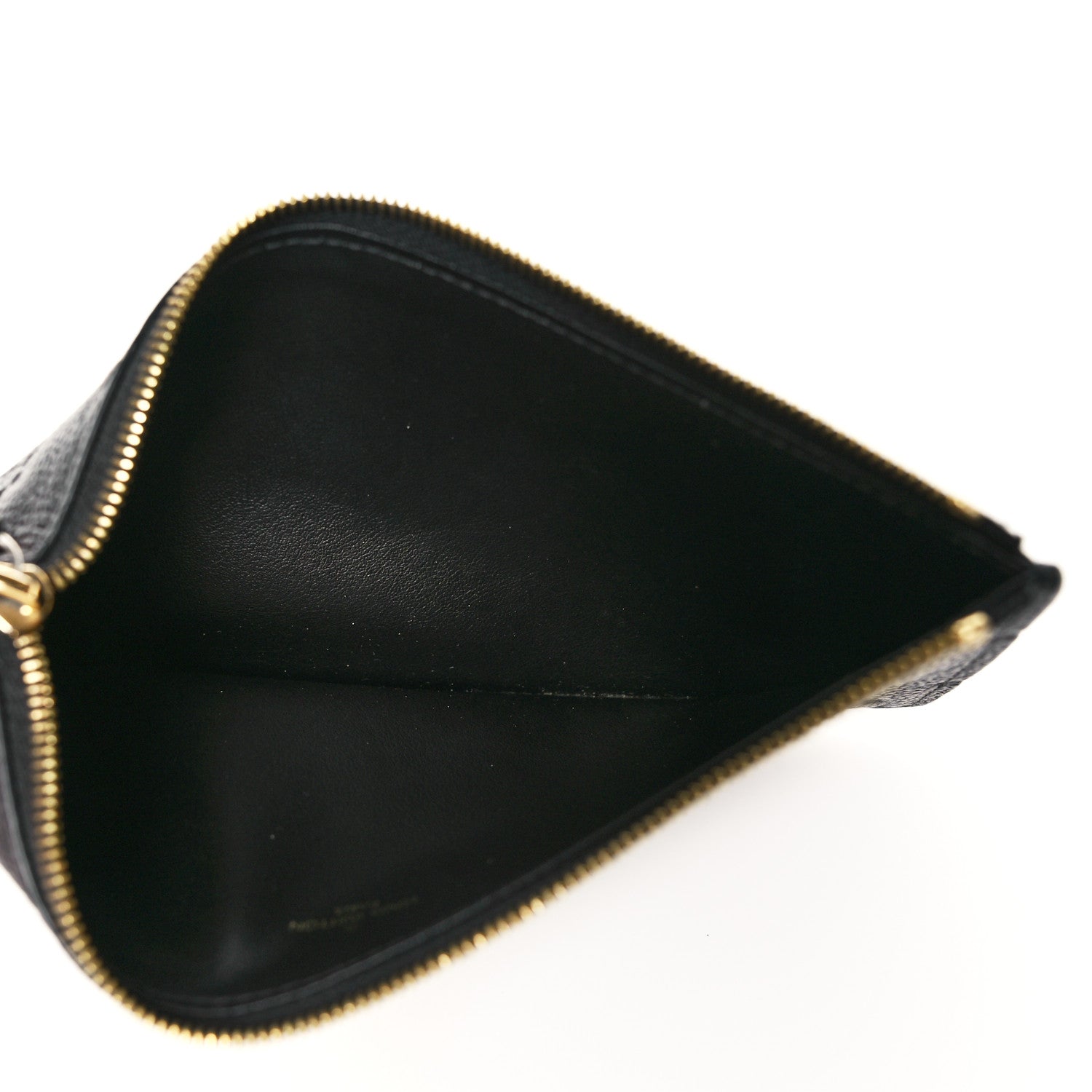 Louis Vuitton Empreinte Felicie Chain Wallet Zippered Insert Black 5 of 6