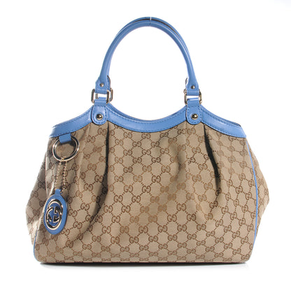 Gucci Monogram Medium Sukey Blue 1 of 7