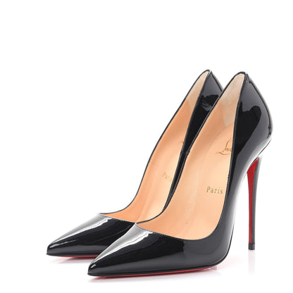 Christian Louboutin Patent So Kate 120 Pumps 37 Black 3 of 8