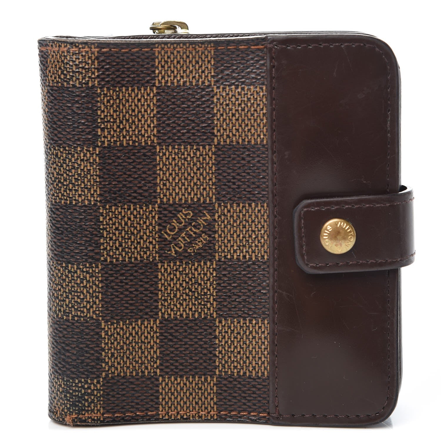 Louis Vuitton Damier Ebene Zippe Zipped Compact Wallet 1 of 11