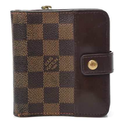 Louis Vuitton Damier Ebene Zippe Zipped Compact Wallet 1 of 11