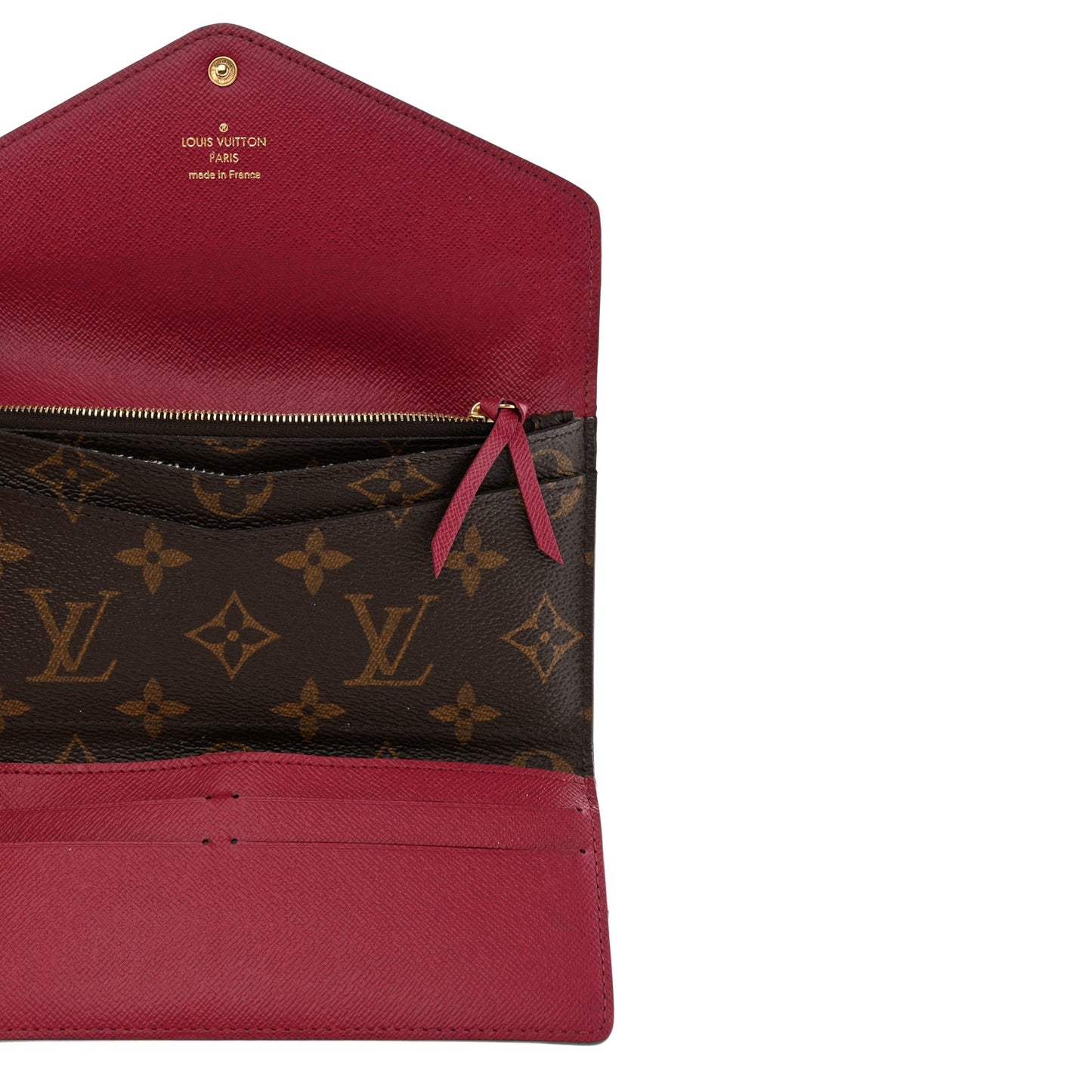 Monogram Josephine Wallet Fuchsia