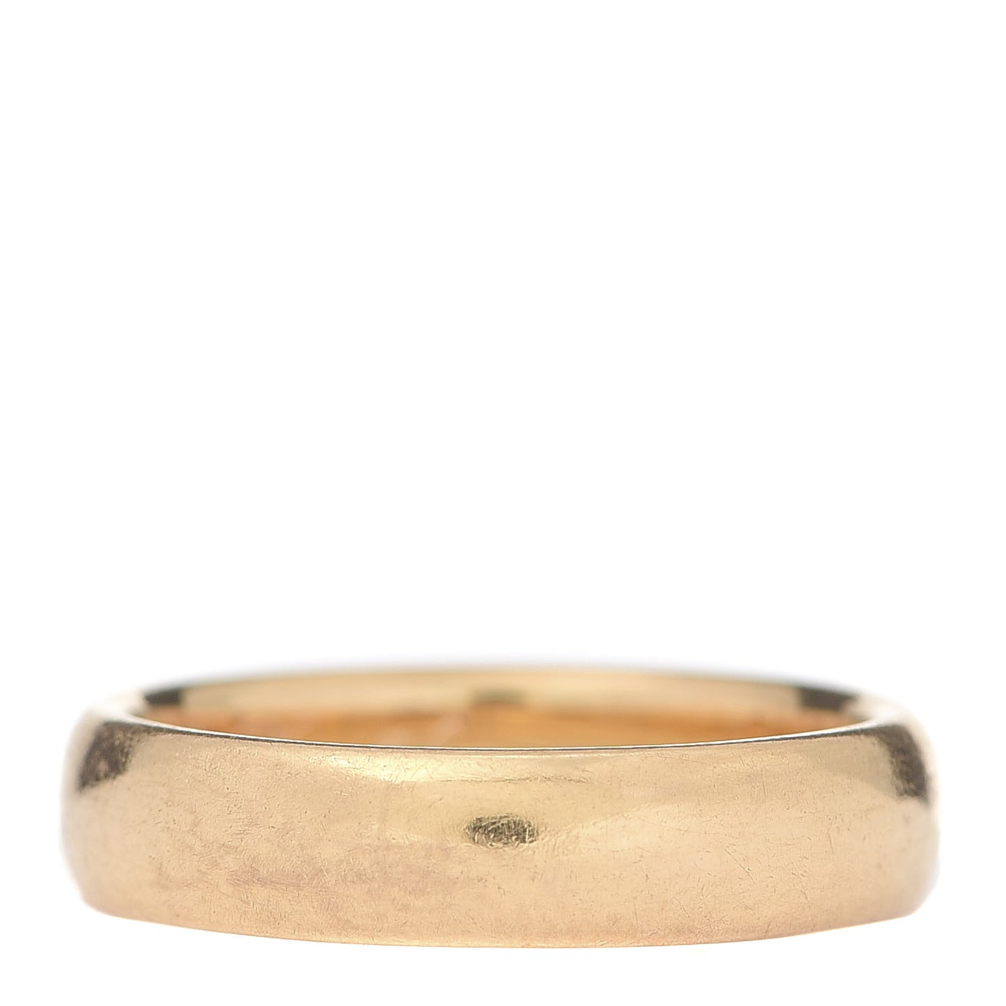 18K Yellow Gold 4.5mm Classic Wedding Band Ring 50 5.5