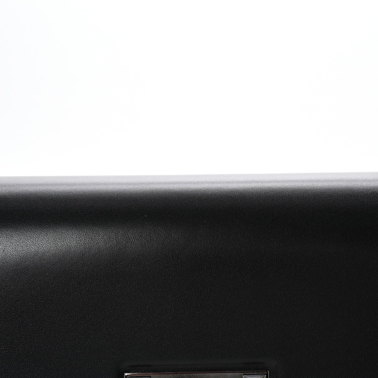 Smooth Calfskin Enamel Tonal Rockstud23 Shoulder Bag Black