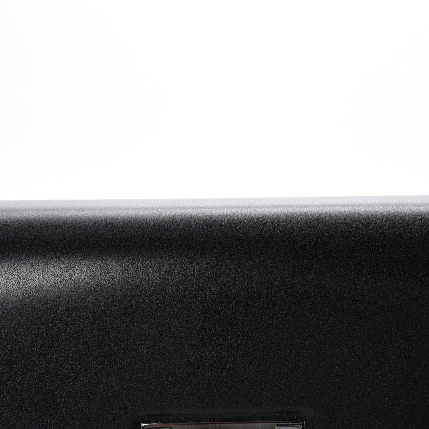 Valentino Garavani Smooth Calfskin Enamel Tonal Rockstud23 Shoulder Bag Black 7 of 9