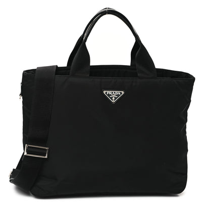 Prada Nylon Vela East West Shopper Tote Black 1 of 10
