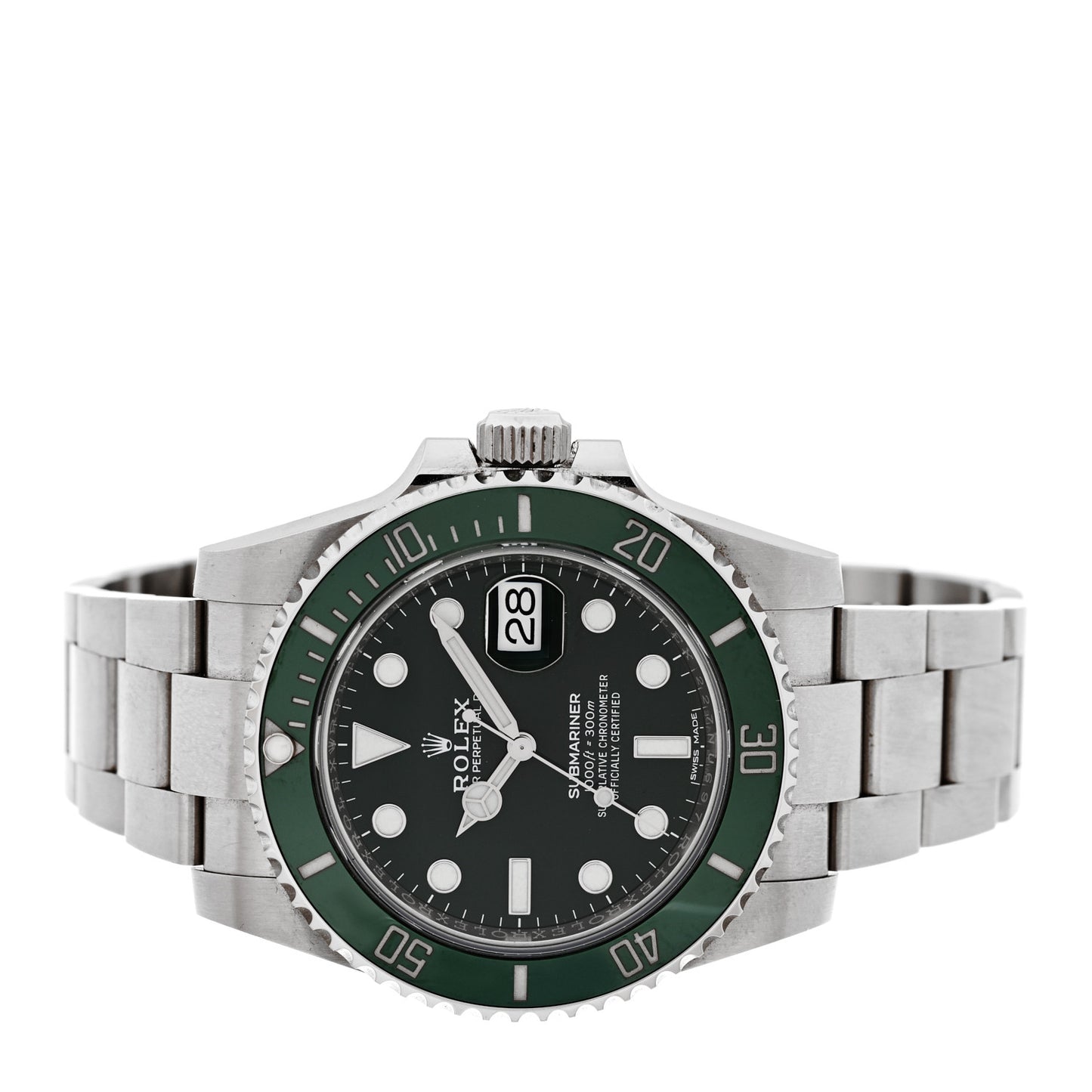 Stainless Steel 40mm Oyster Perpetual Submariner Date Hulk Watch Green 116610LV