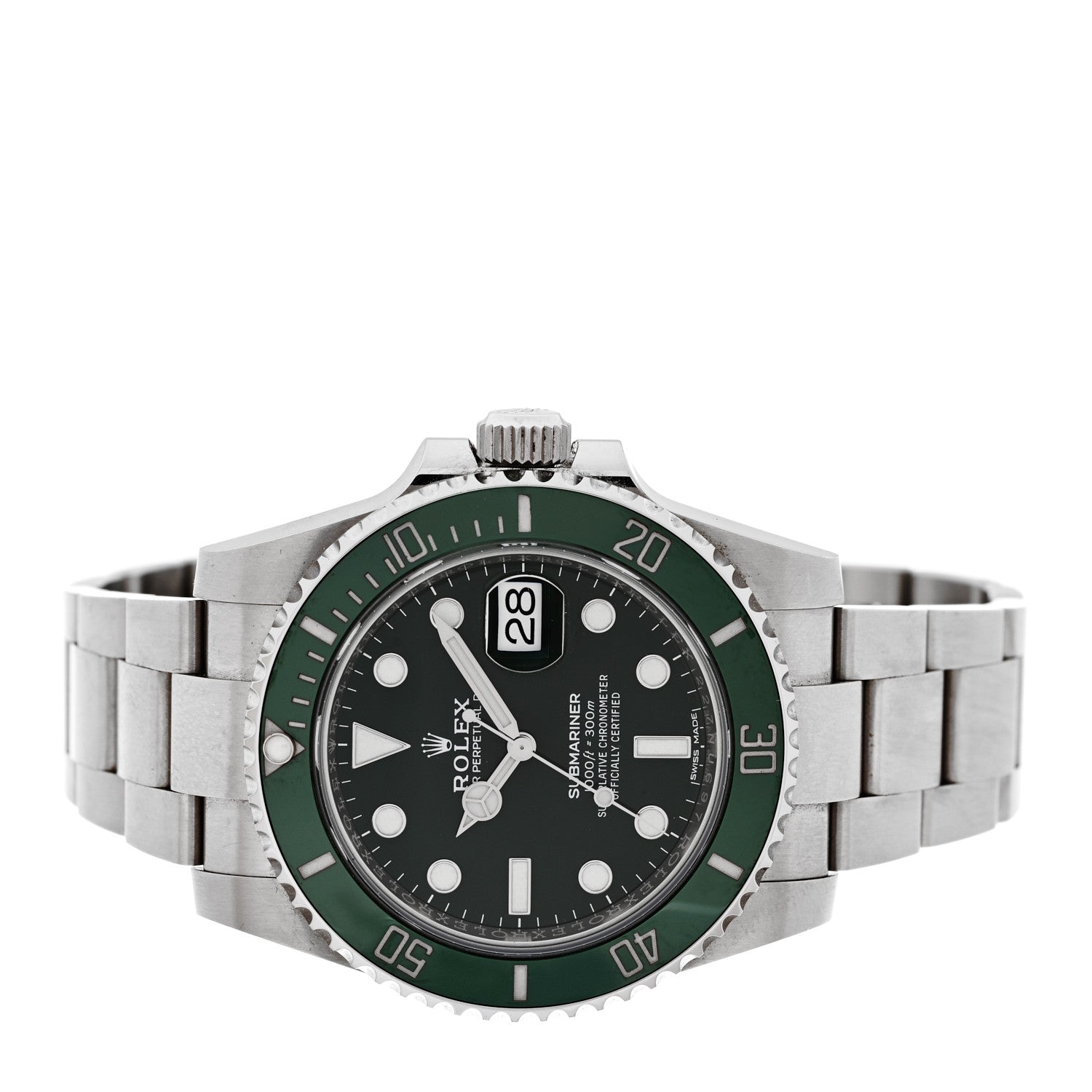 Rolex Stainless Steel 40mm Oyster Perpetual Submariner Date Hulk Watch Green 116610LV 2 of 5
