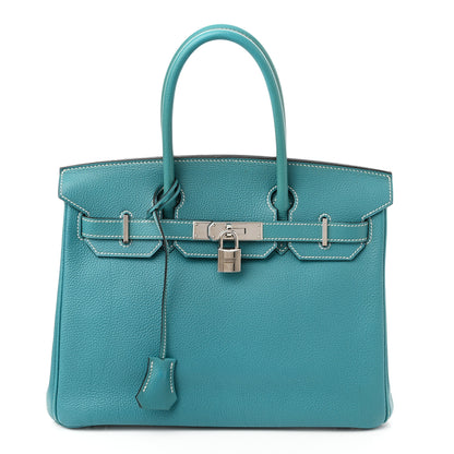 Hermes Togo Birkin 30 Blue Jean 1 of 17