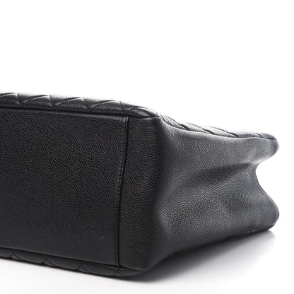 Chanel Caviar Quilted Grand Shopping Tote GST Black 9 of 10