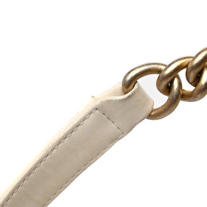 Chanel Lambskin Tulle Embroidered Medium Boy Flap White 16 of 16