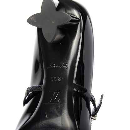 Louis Vuitton Patent Uniformes Silhouette 40mm Pumps 36.5 Black 7 of 9