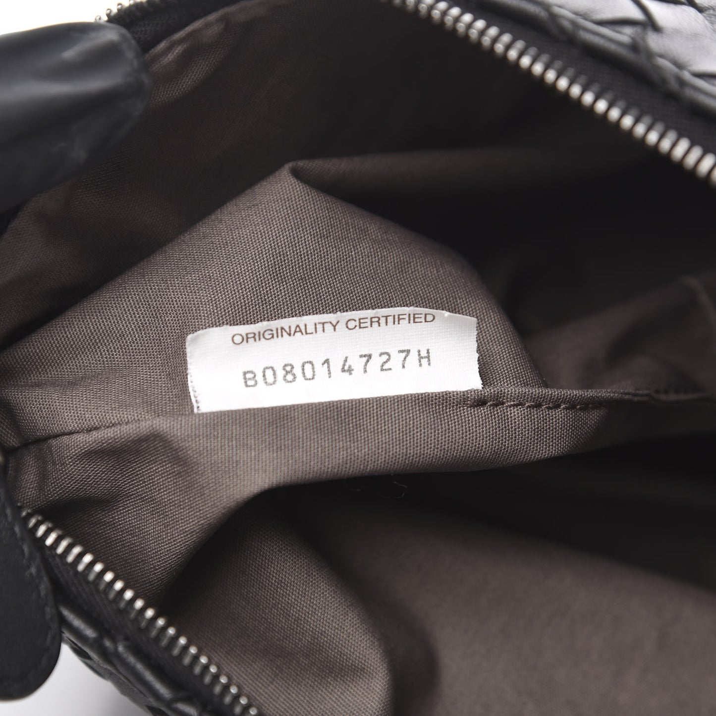 Nappa Intrecciato Crossbody Black
