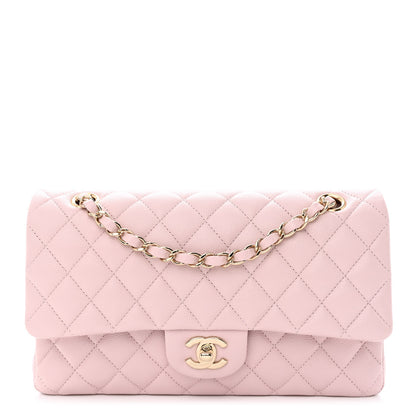 Chanel Caviar Quilted Medium Double Flap Light Pink 1 of 11