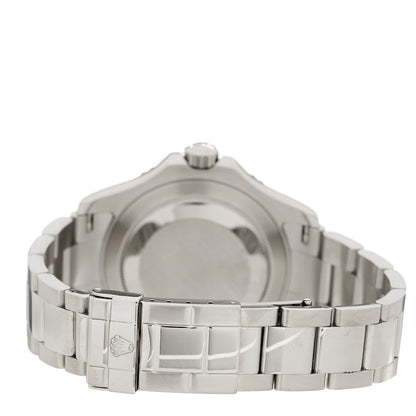 Rolex Stainless Steel Platinum 40mm Oyster Perpetual Date Yacht-Master Watch Silver 16622 3 of 4