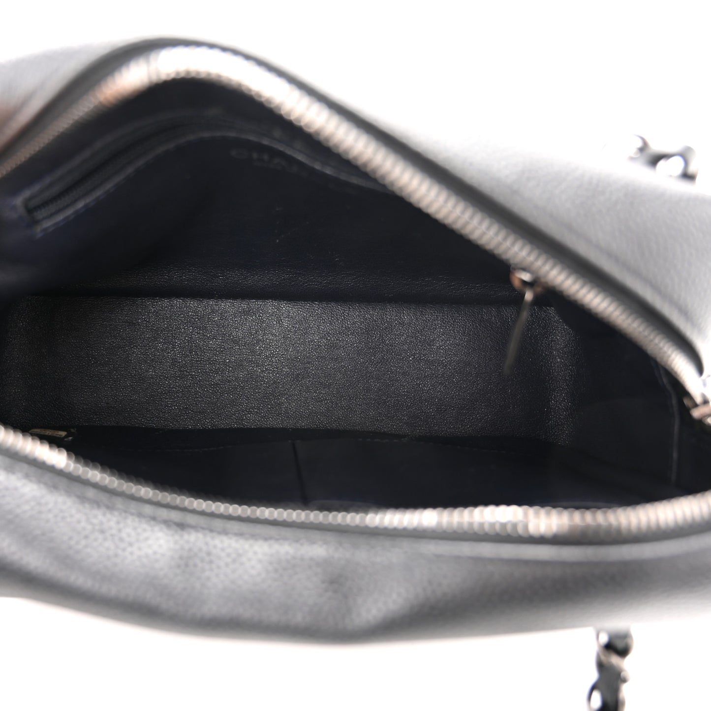 Caviar Lambskin Quilted Coco Break Camera Case Black