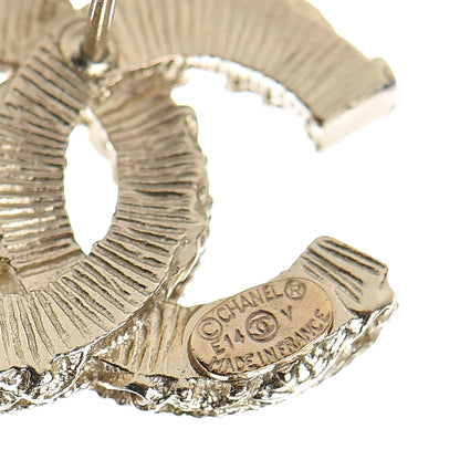 Chanel Enamel CC Baroque Earrings Black Gold 4 of 5