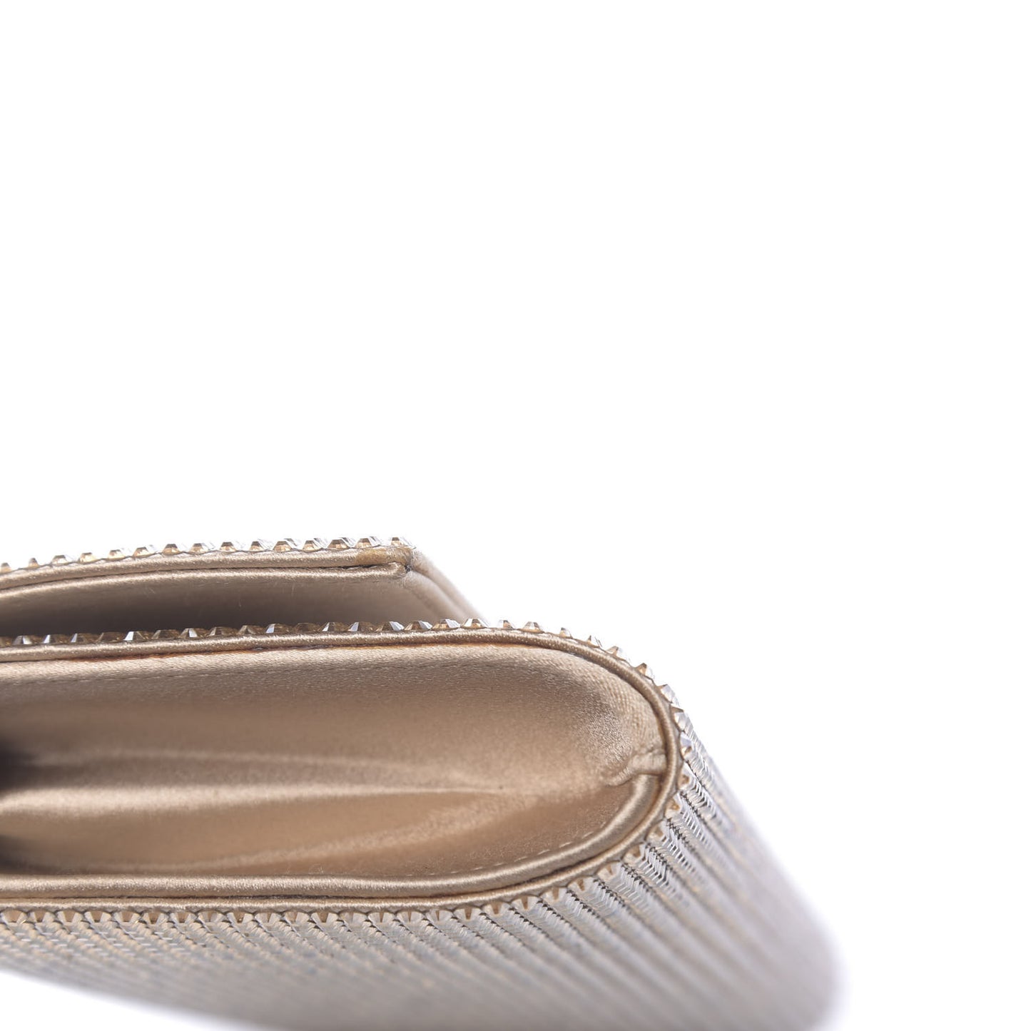 Swarovski Crystal Minaudiere Clutch Gold