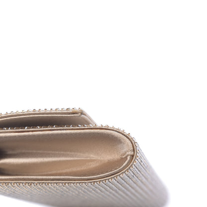 Judith Leiber Swarovski Crystal Minaudiere Clutch Gold 9 of 12