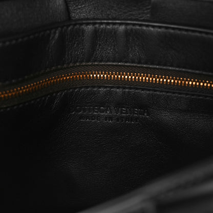 Bottega Veneta Spazzolato Intrecciato Maxi Cassette Crossbody Bag Black 7 of 9