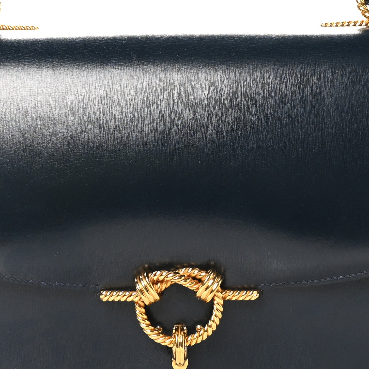 Hermes Box Sac Cordeliere Bleu Marine 8 of 11