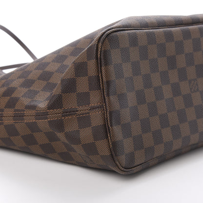 Louis Vuitton Damier Ebene Neo Neverfull MM Rose Ballerine 9 of 10