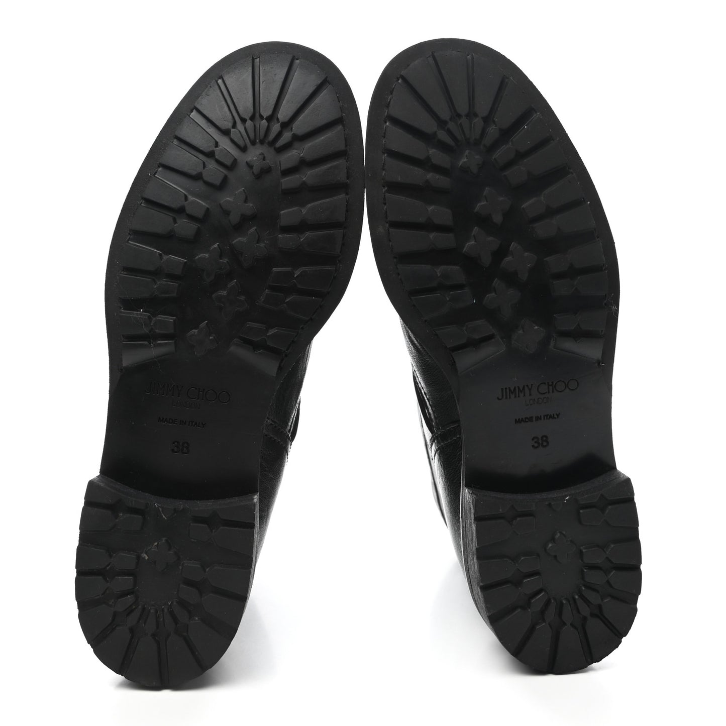 Lambskin Biker Boots 38 Black
