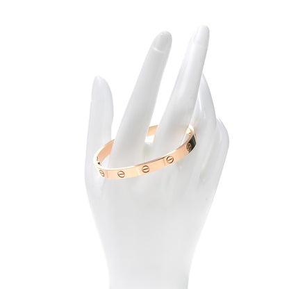 Cartier 18K Pink Gold LOVE Bracelet 17 2 of 5