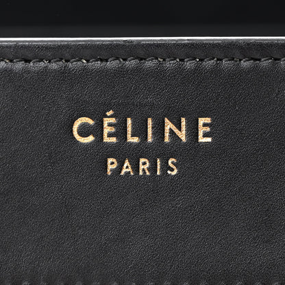 Celine Canvas Smooth Calfskin Micro Tri-Color Luggage Carmin 6 of 13
