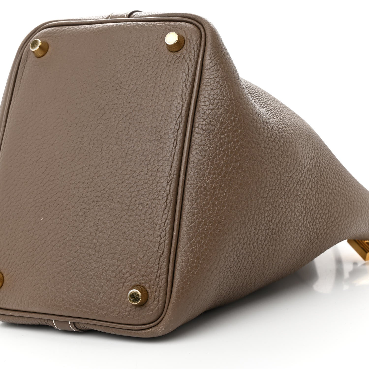 Hermes Taurillon Clemence Picotin Lock 18 PM Etoupe 10 of 13