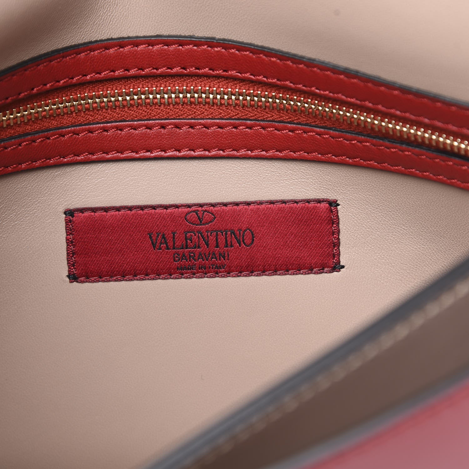 Valentino Garavani Nappa Rockstud Wristlet Clutch Rosso Valentino 6 of 10