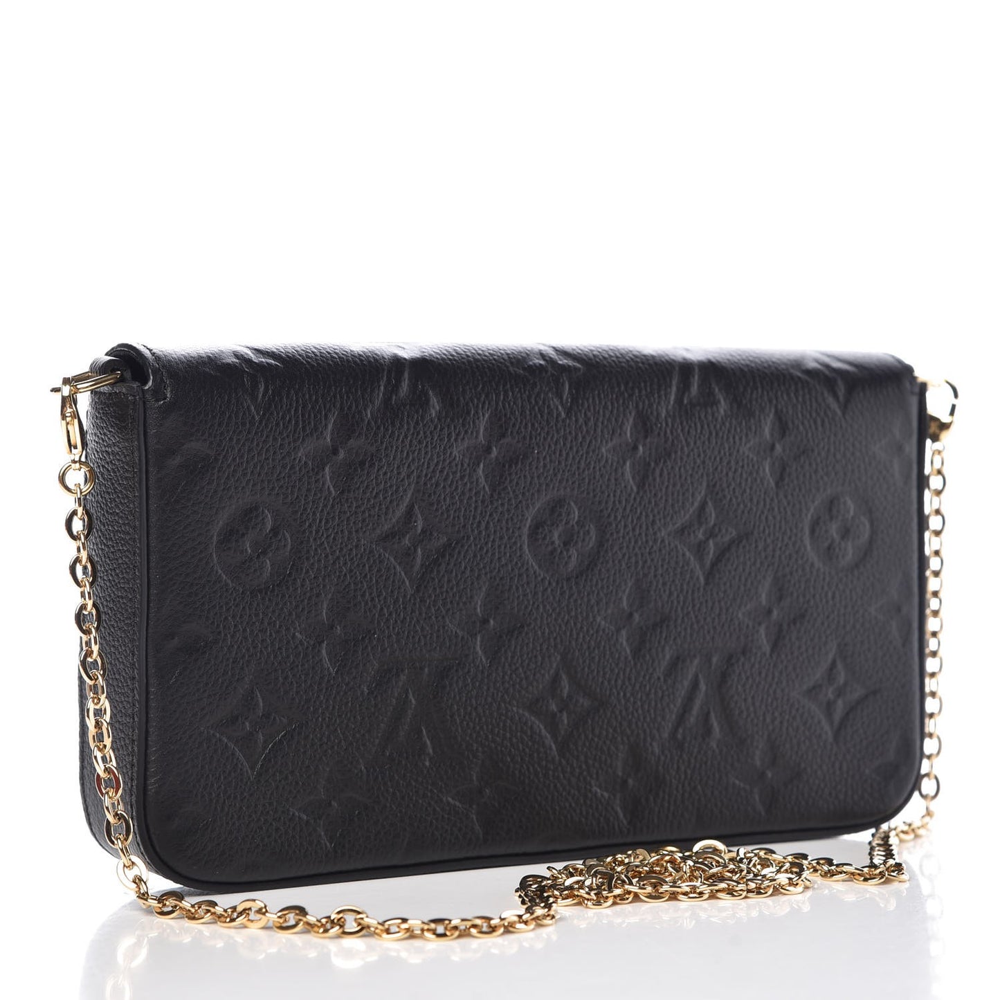 Empreinte Pochette Felicie Chain Wallet Black