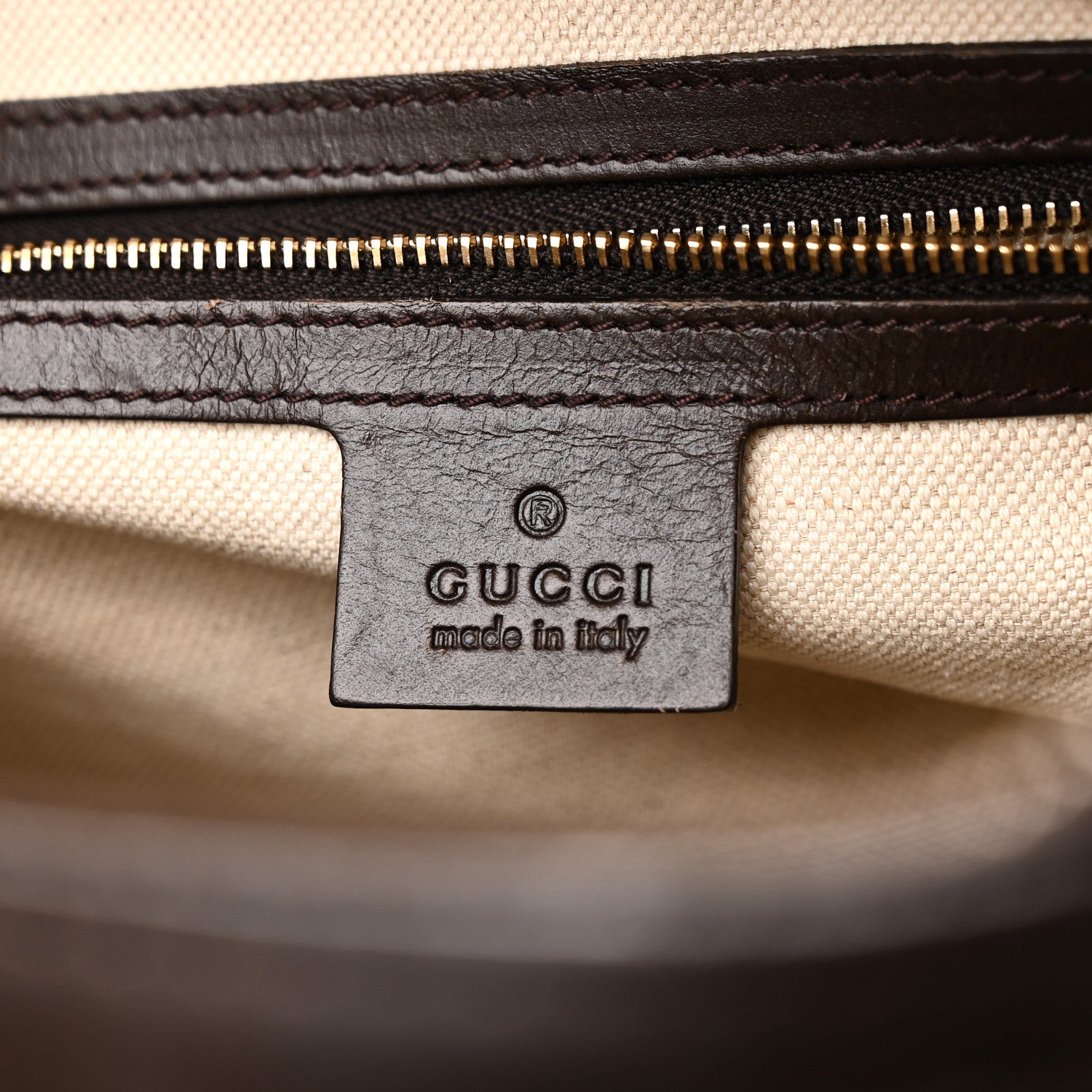 Gucci Monogram Selleria Calfskin Vintage Web Medium Boston Beige Ebony Cocoa 6 of 21