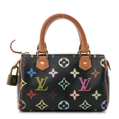 Louis Vuitton Monogram Multicolor Mini Sac HL Speedy Black 1 of 10